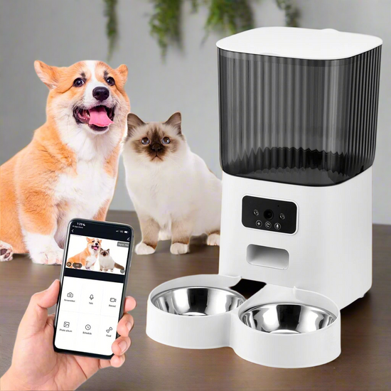 LuverPaws | 2-in-1 Automatic Pet Feeder