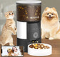 3L Automatic Pet Feeder with Camera, Automatic Cat/Dog Dispenser with 2-Way Audio, 1080P HD with Night Vision, Wifi